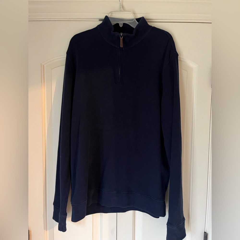 Men's Lands End quarter zip up - Tall Large